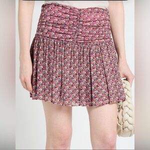 Zadig & Voltaire Javala Floral Skull Print Skirt